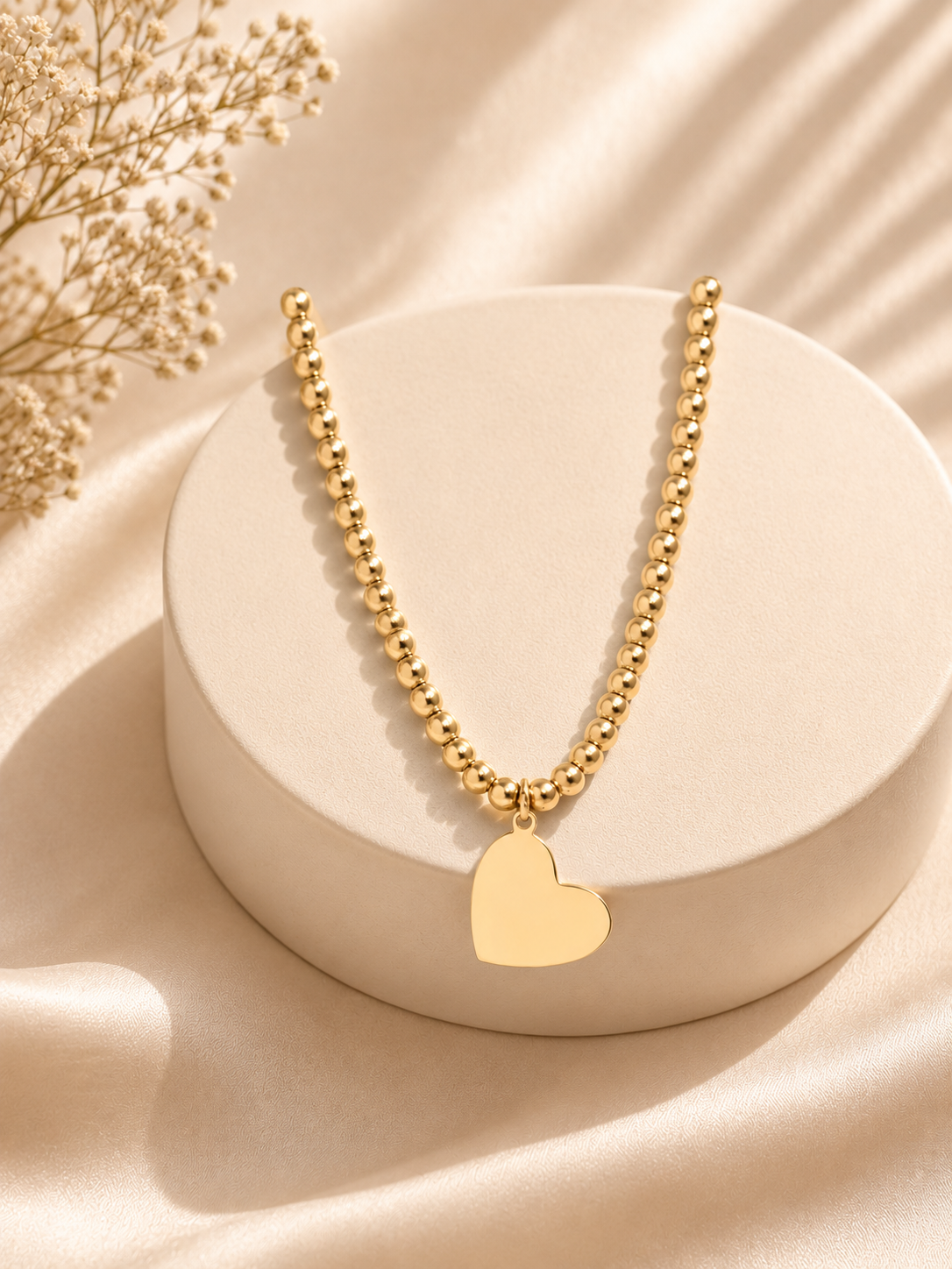 Heart Stretch Necklace