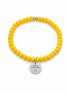 Smile Every Day Kids Beaded Bracelet – Yellow