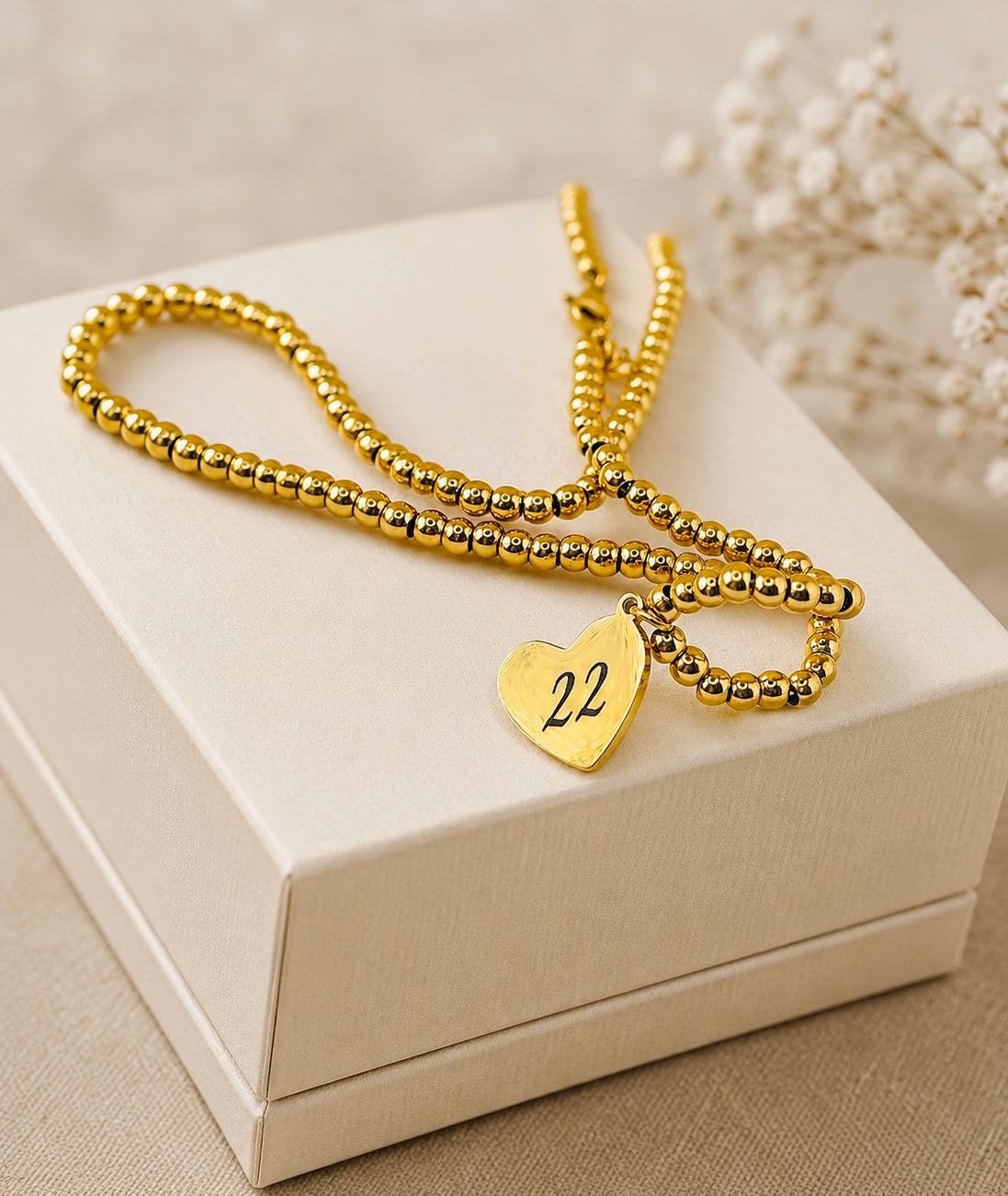 Heart Stretch Necklace