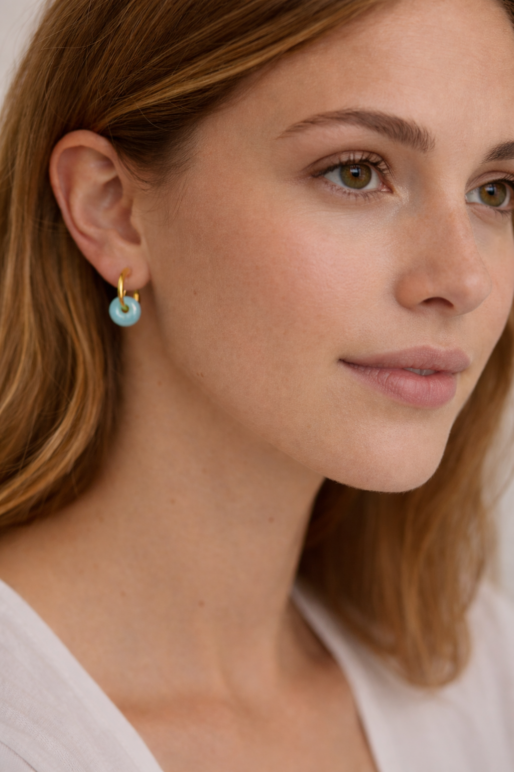 Tiny Donut Polymer Clay Earrings