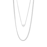 Initial Heart Layered Necklace