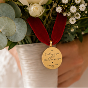 Bridal Bouquet Memorial Charm – Personalized Wedding Bouquet Charm