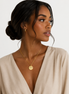 Classic Round Engraved Necklace