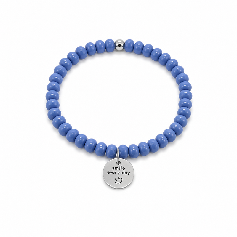 Smile Every Day Kids Beaded Bracelet