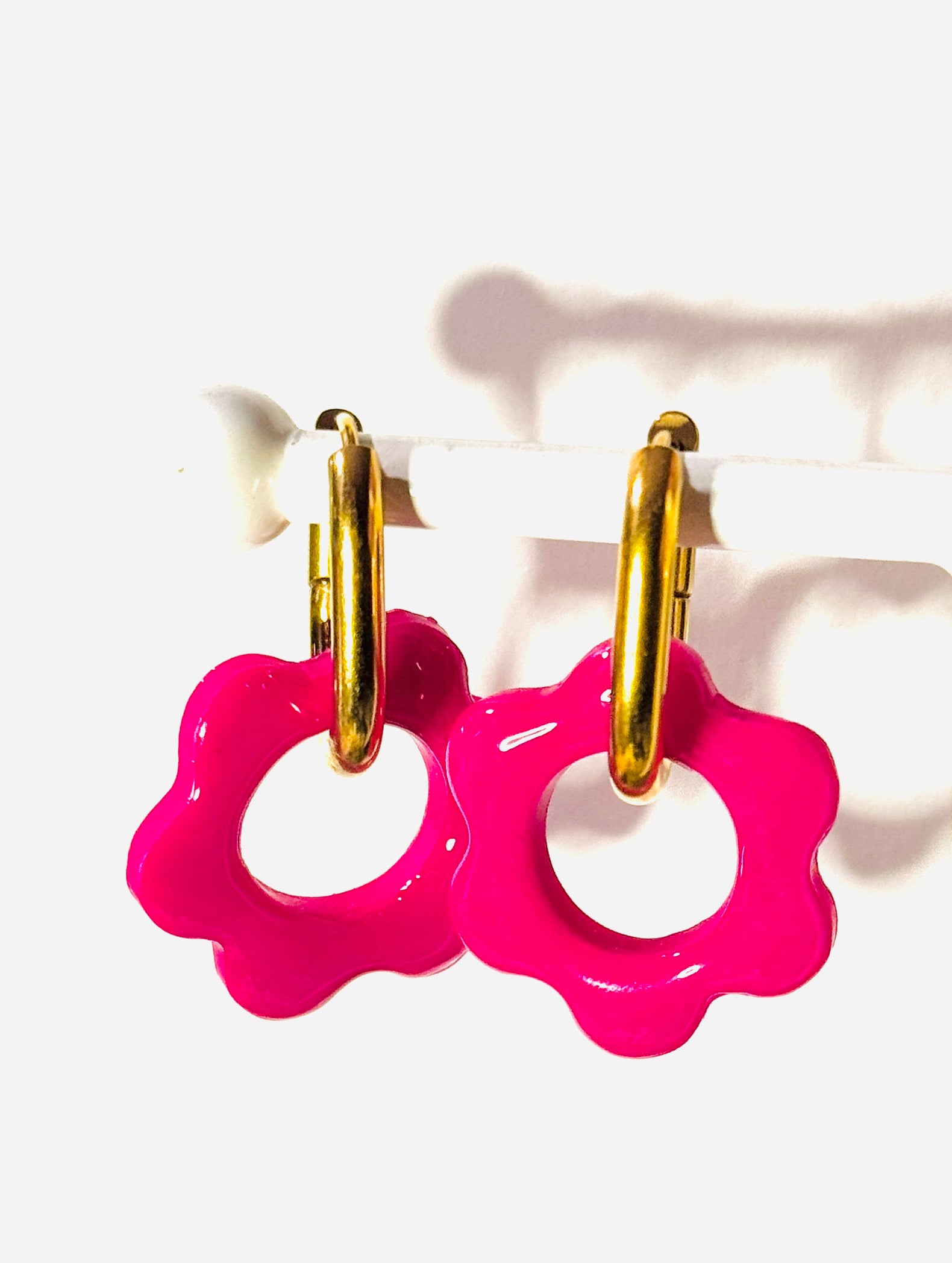 Flower Charm Earrings