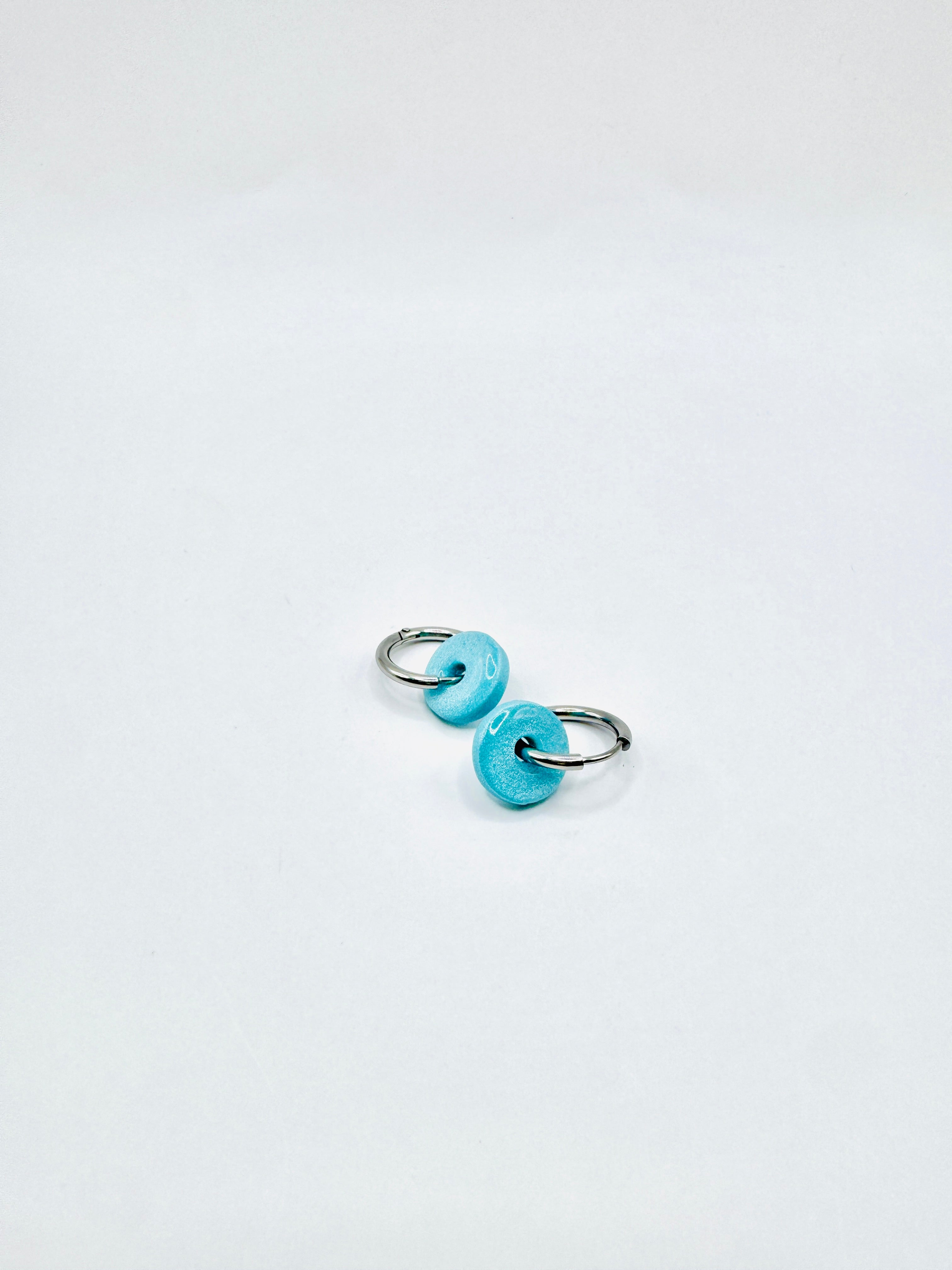 Tiny Donut Polymer Clay Earrings