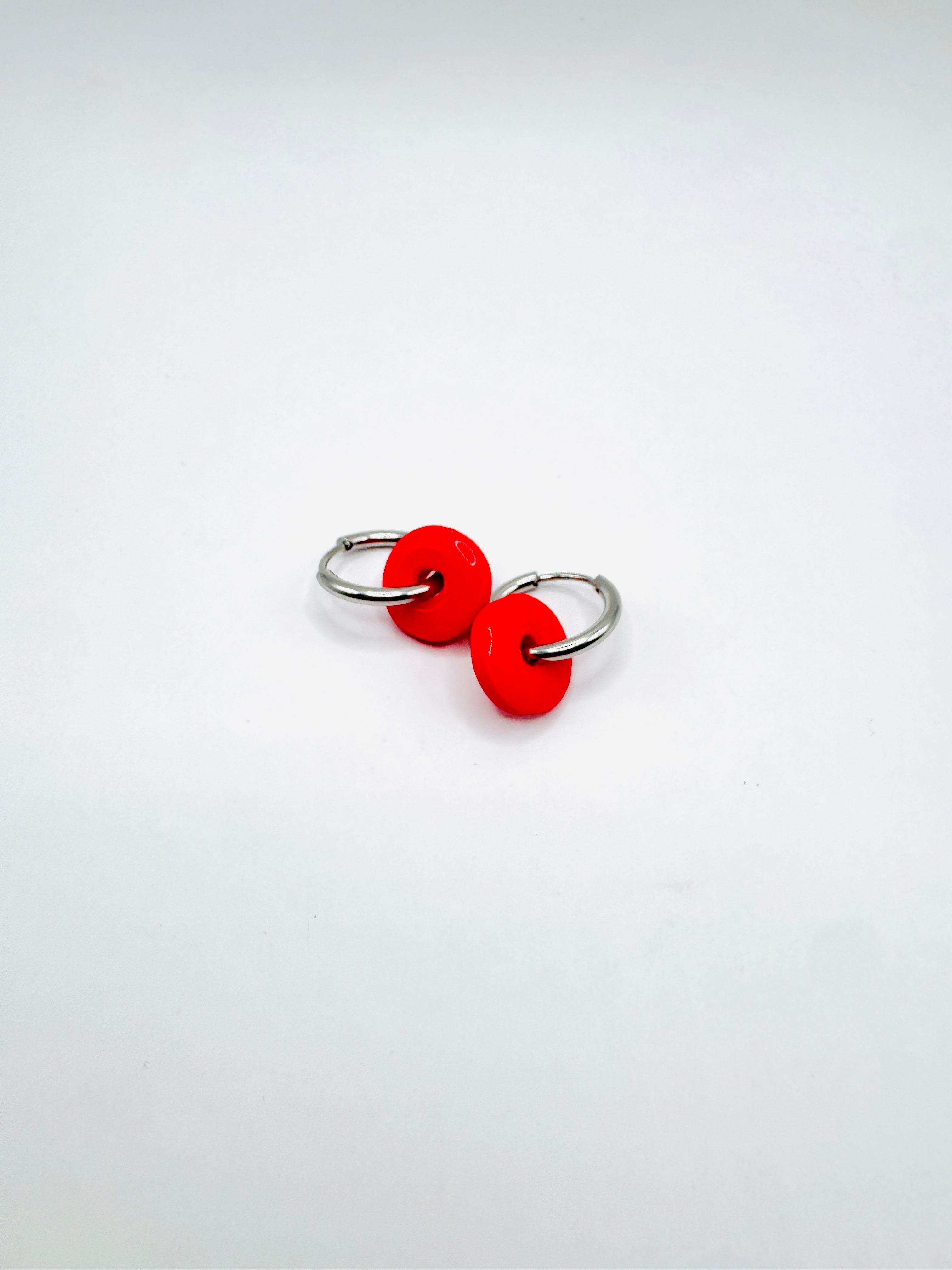 Tiny Donut Polymer Clay Earrings