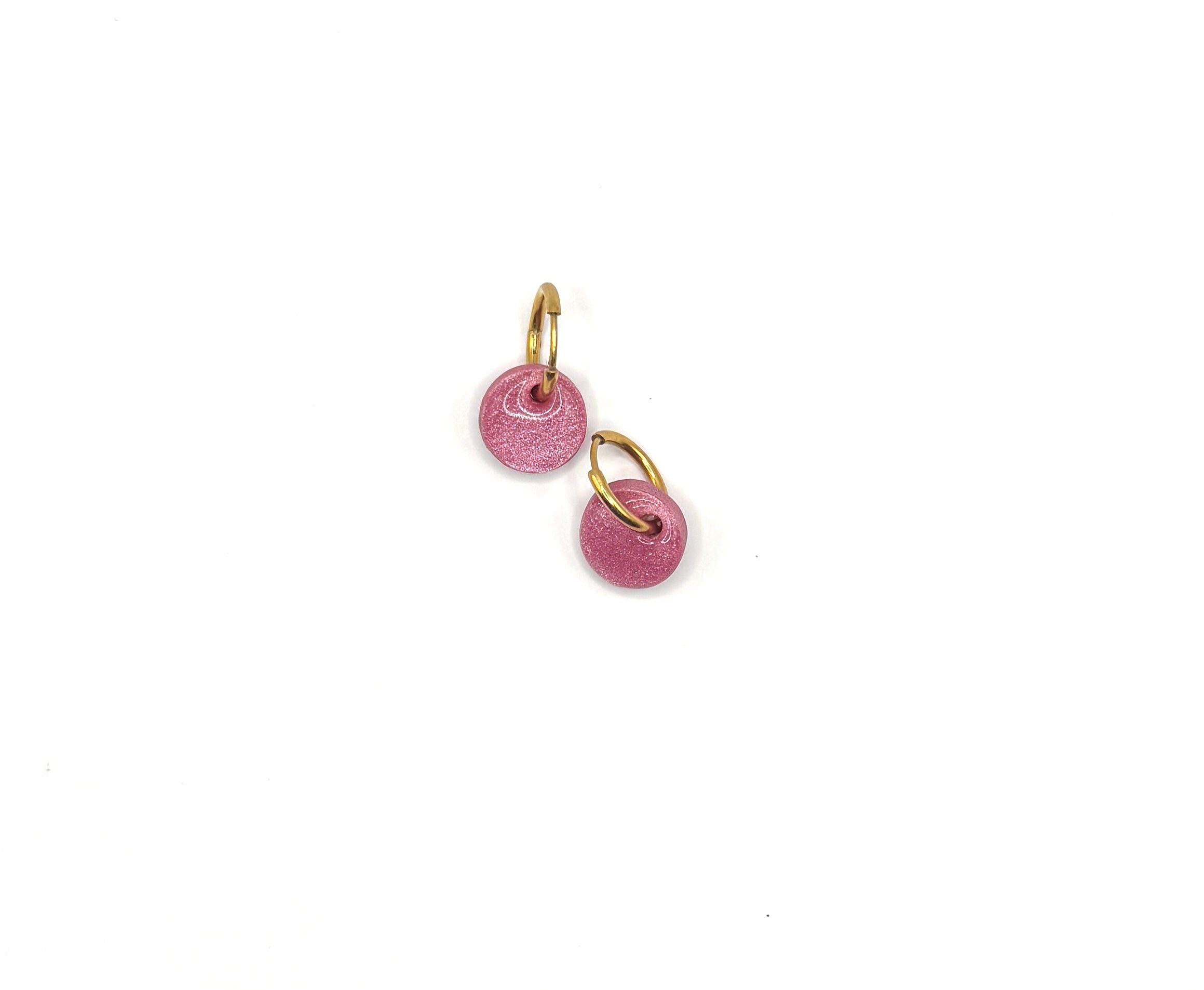 Tiny Dot Polymer Clay Earrings
