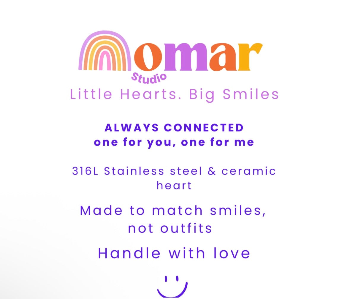 Ceramic yellow heart