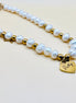 Baroque Pearl Engraved Necklace