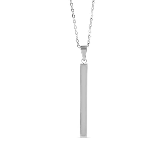 Collar de Barra Grabada de 4 Caras