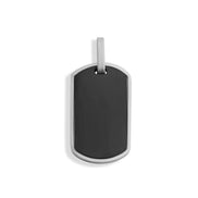 Black Silver Tag