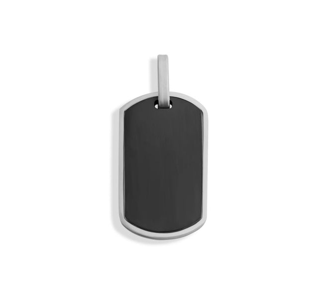 Black Silver Tag