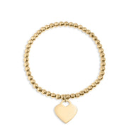 Pulsera elástica de corazón