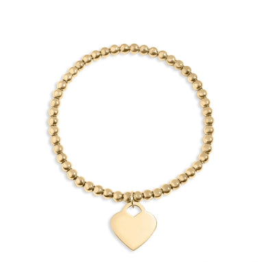 Pulsera elástica de corazón