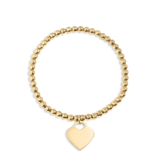 Pulsera elástica de corazón