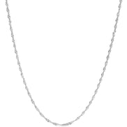 Twisted Singapore Silver