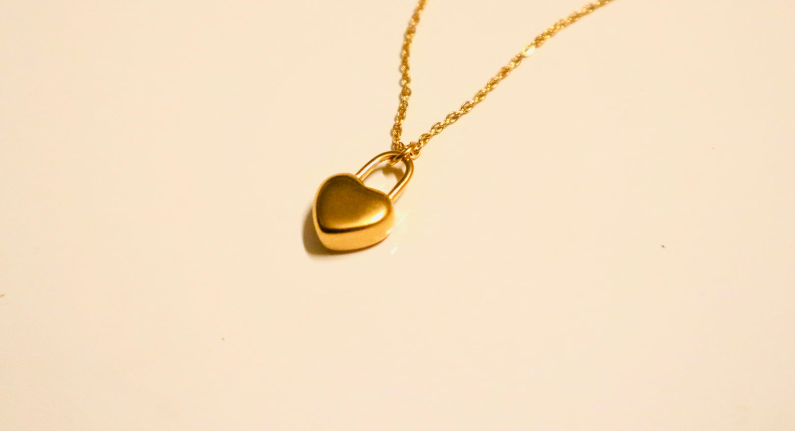 lil heart necklace