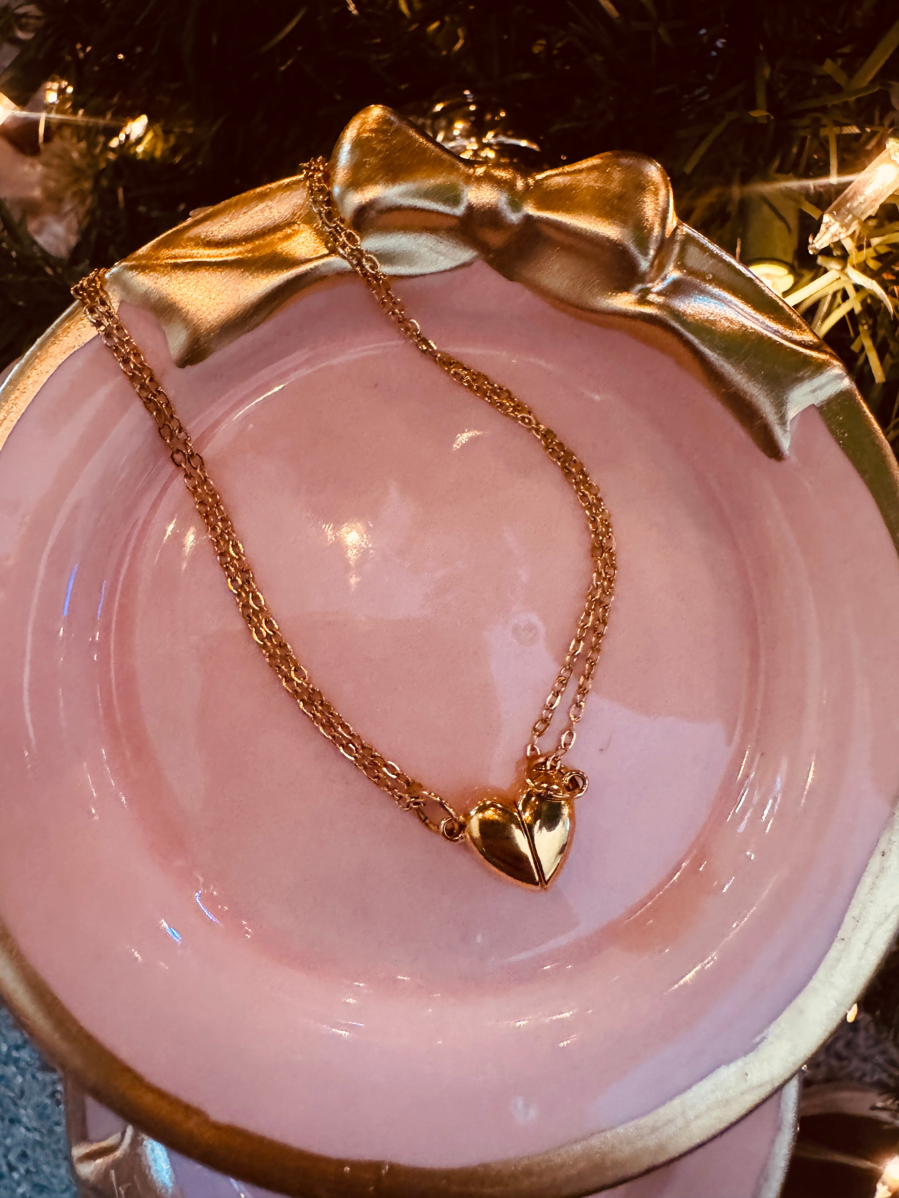 Heart Magnetic Clasp Necklace Love