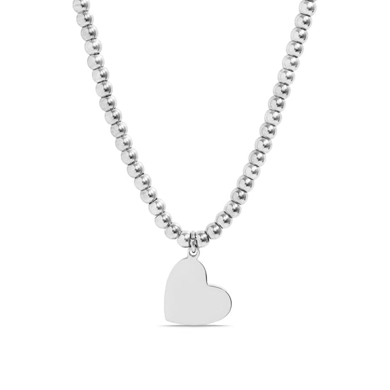 Collar elástico con corazón