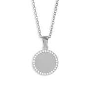 Collar Disco Cristal Halo
