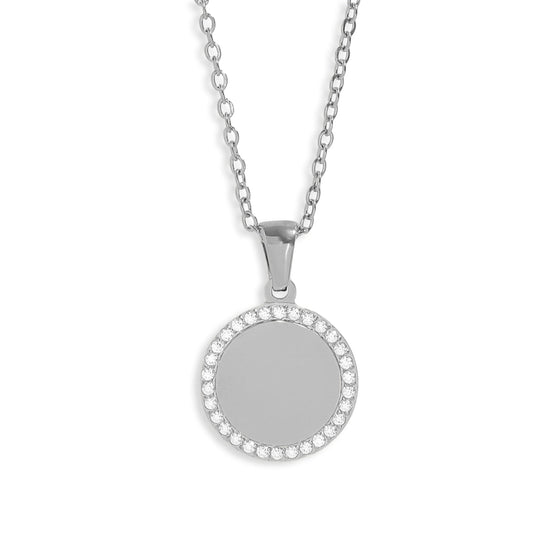 Collar Disco Cristal Halo