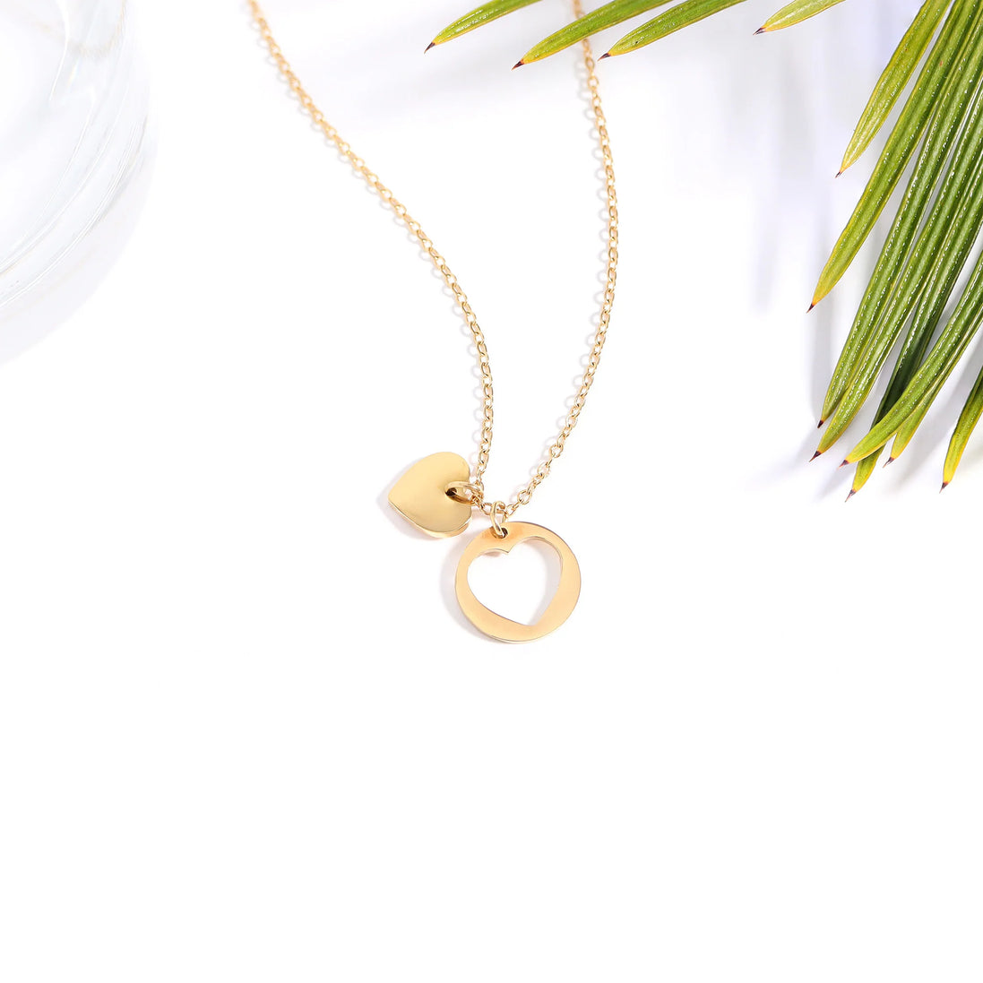 Interlocking Hearts Engraved Necklace